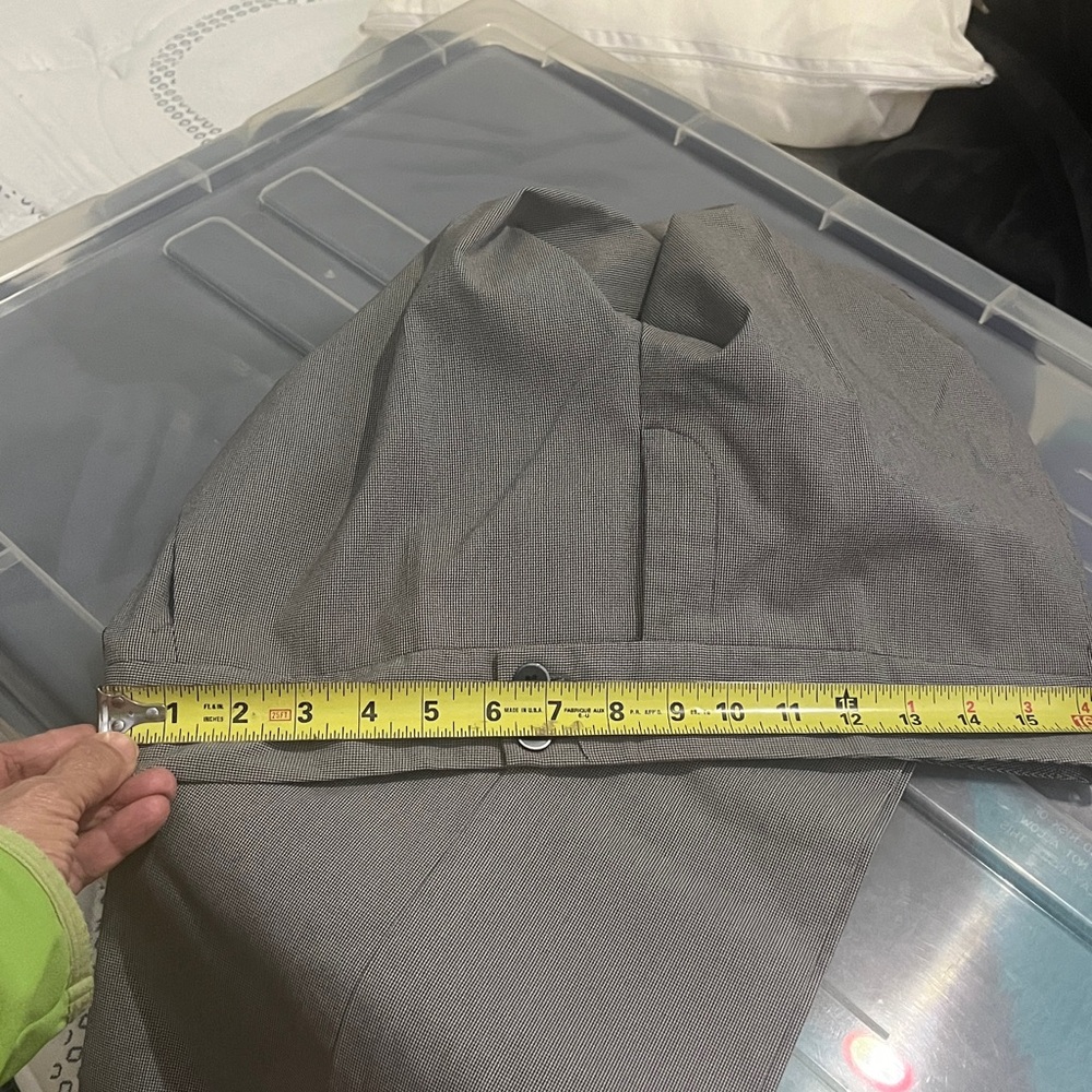 Designer pant suit size 8 grey check - Picture 13 of 14